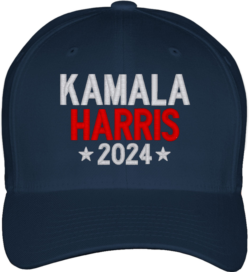 Kamala Harris 2024 Presidential Election Fitted Baseball Cap