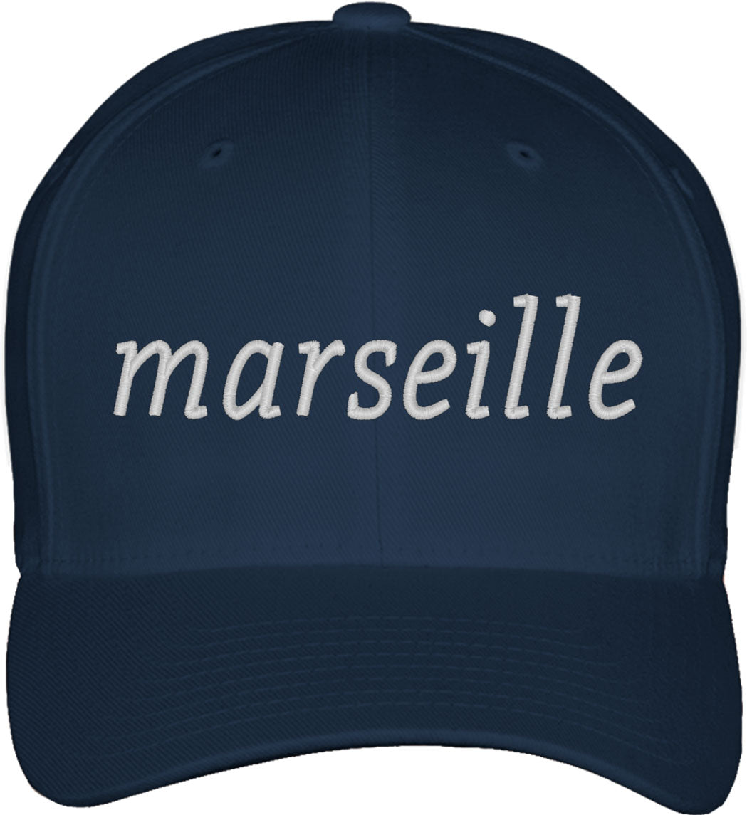 Marseille France Fitted Baseball Cap