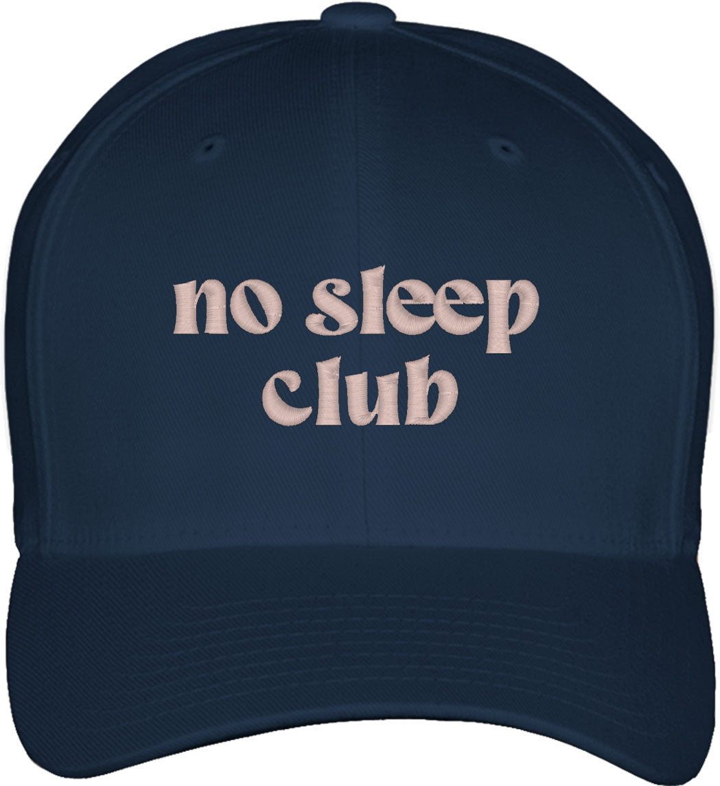 No Sleep Club Mother's Day Fitted Baseball Cap