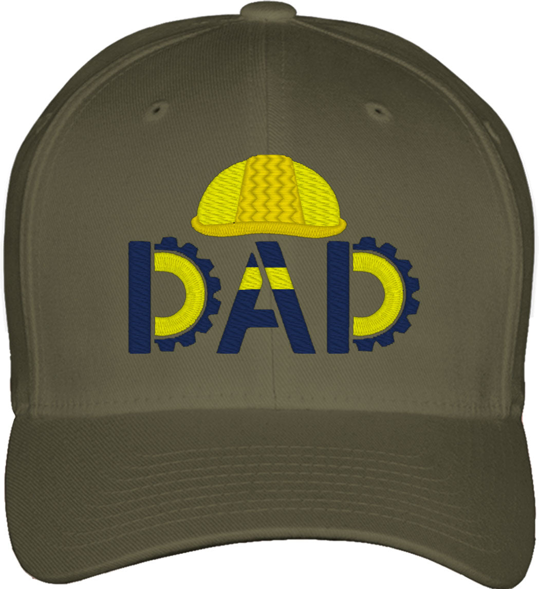 Engineer Dad Father's Day Fitted Baseball Cap