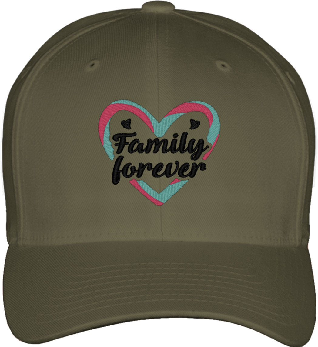 Family Forever Fitted Baseball Cap