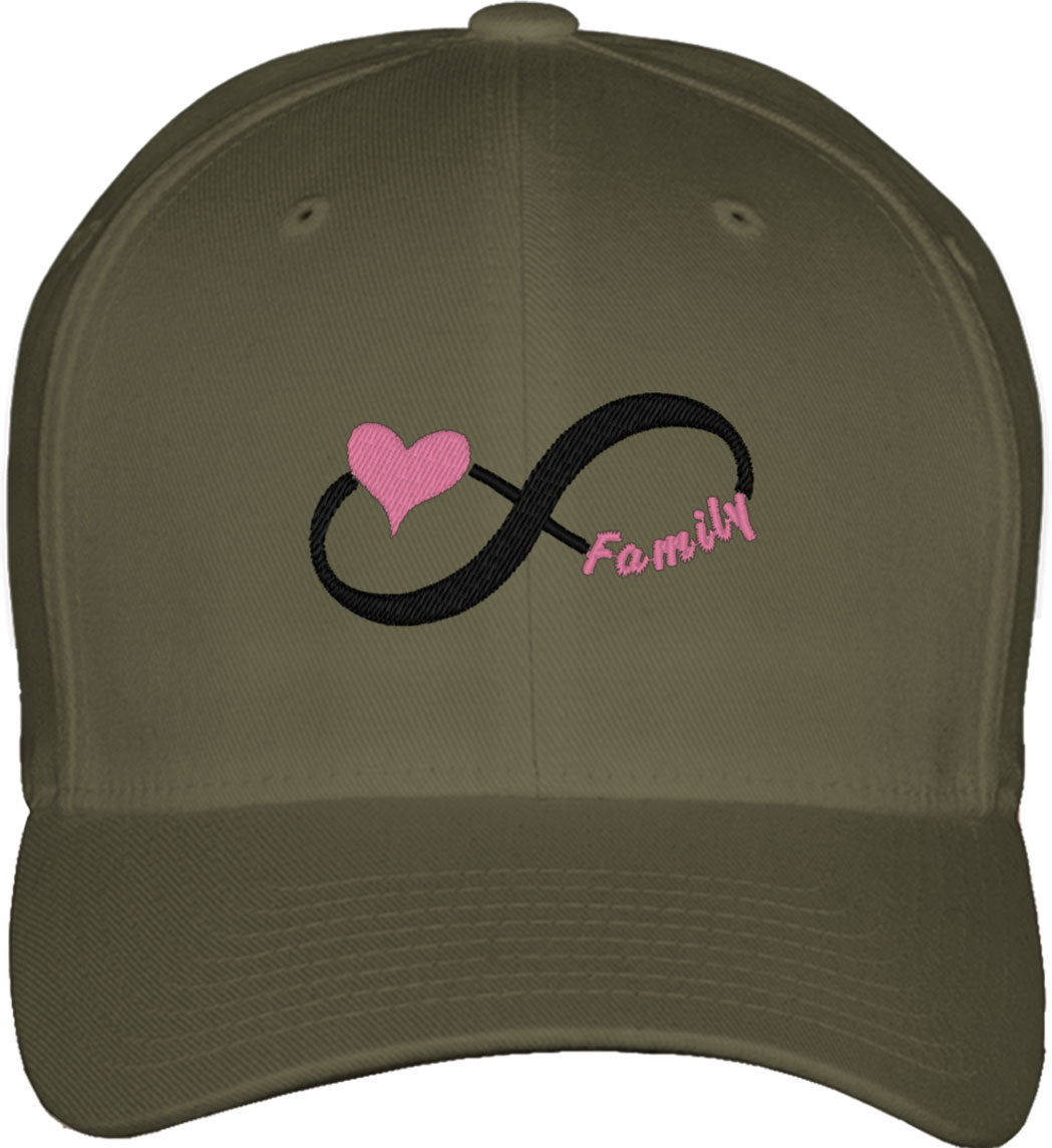 Family Infinity Symbol Fitted Baseball Cap