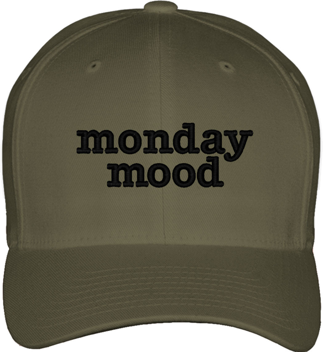 Monday Mood Fitted Baseball Cap