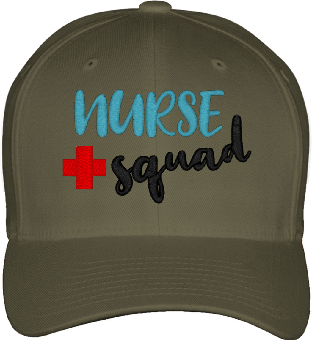 Nurse Squad Fitted Baseball Cap