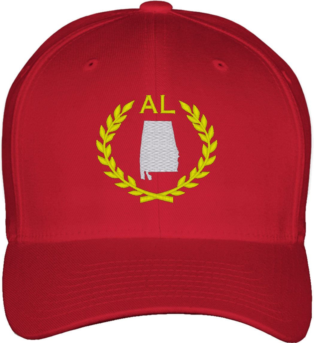 Alabama State Fitted Baseball Cap