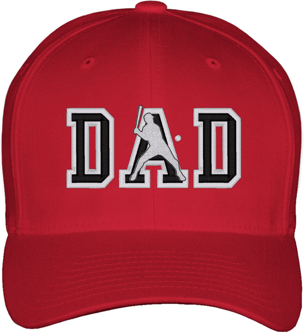 Baseball Dad Fitted Baseball Cap