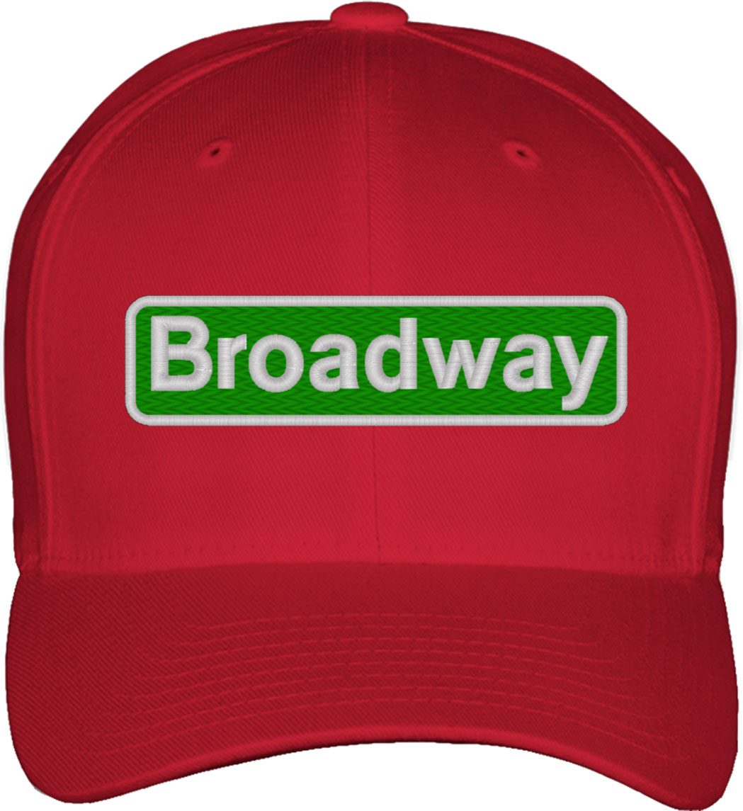 Broadway New York Fitted Baseball Cap