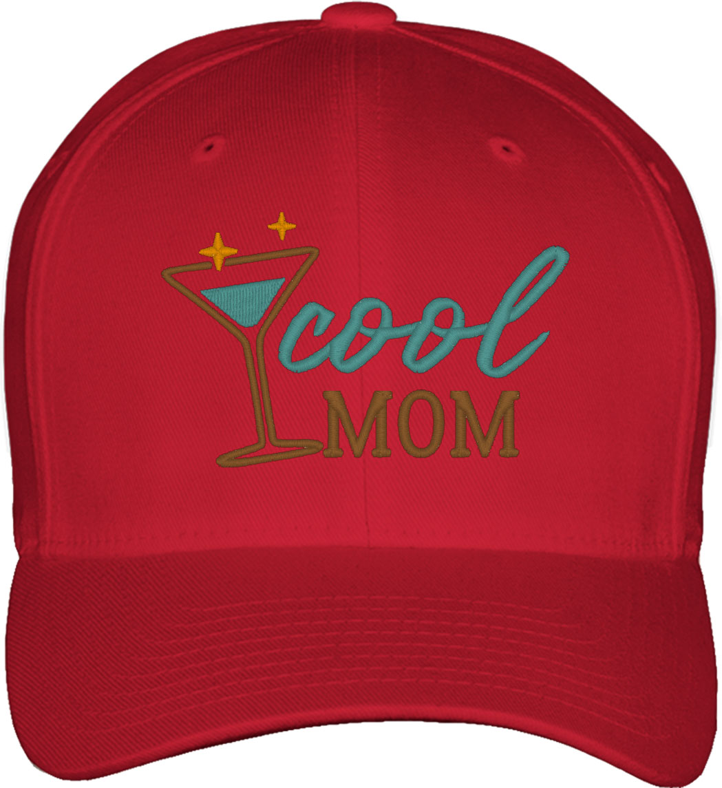 Cool Mom Mother's Day Fitted Baseball Cap