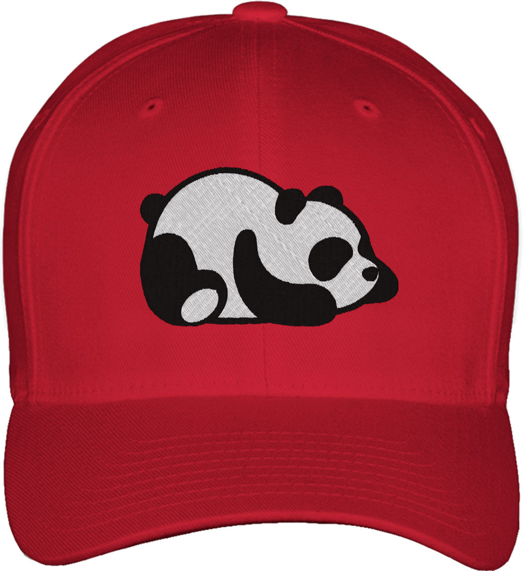 Cute Panda Fitted Baseball Cap