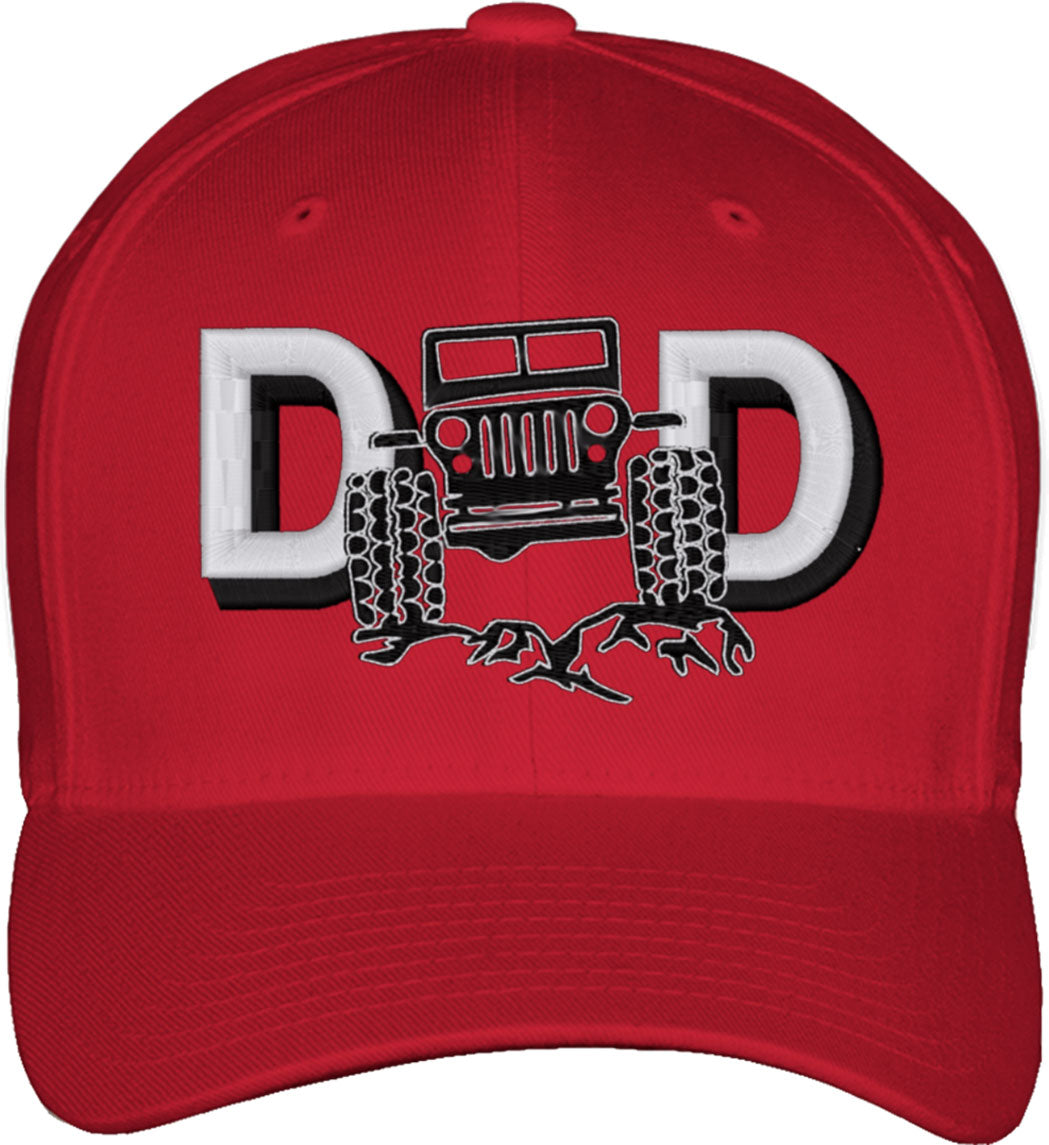 Jeep Dad Fitted Baseball Cap