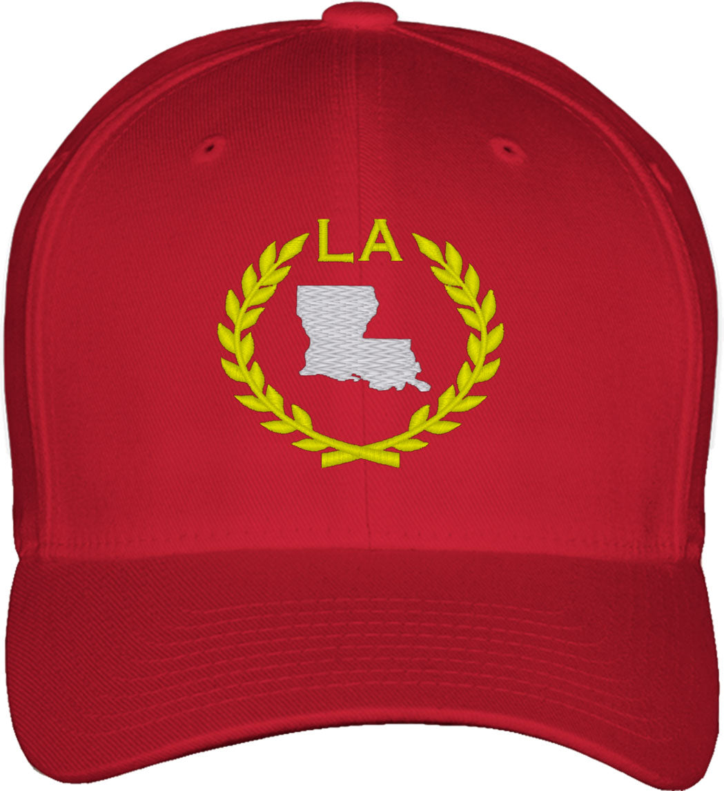 Louisiana State Fitted Baseball Cap