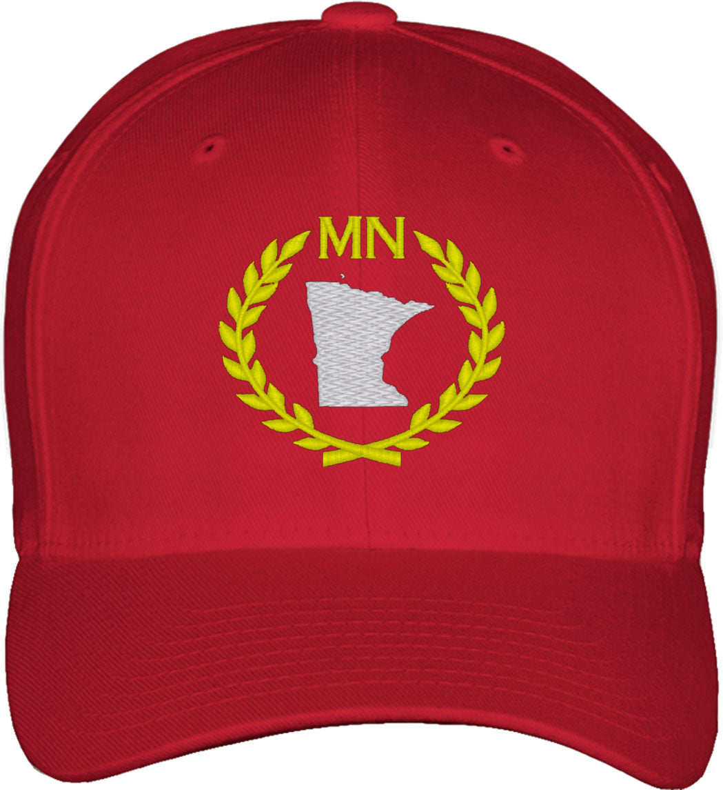 Minnesota State Fitted Baseball Cap