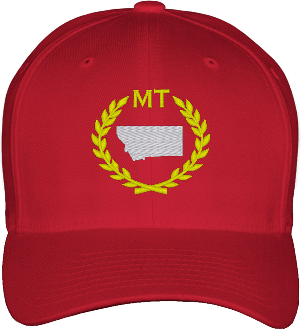 Montana State Fitted Baseball Cap