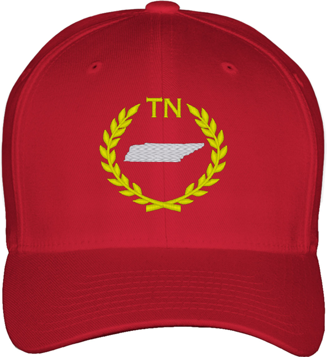 Tennessee State Fitted Baseball Cap