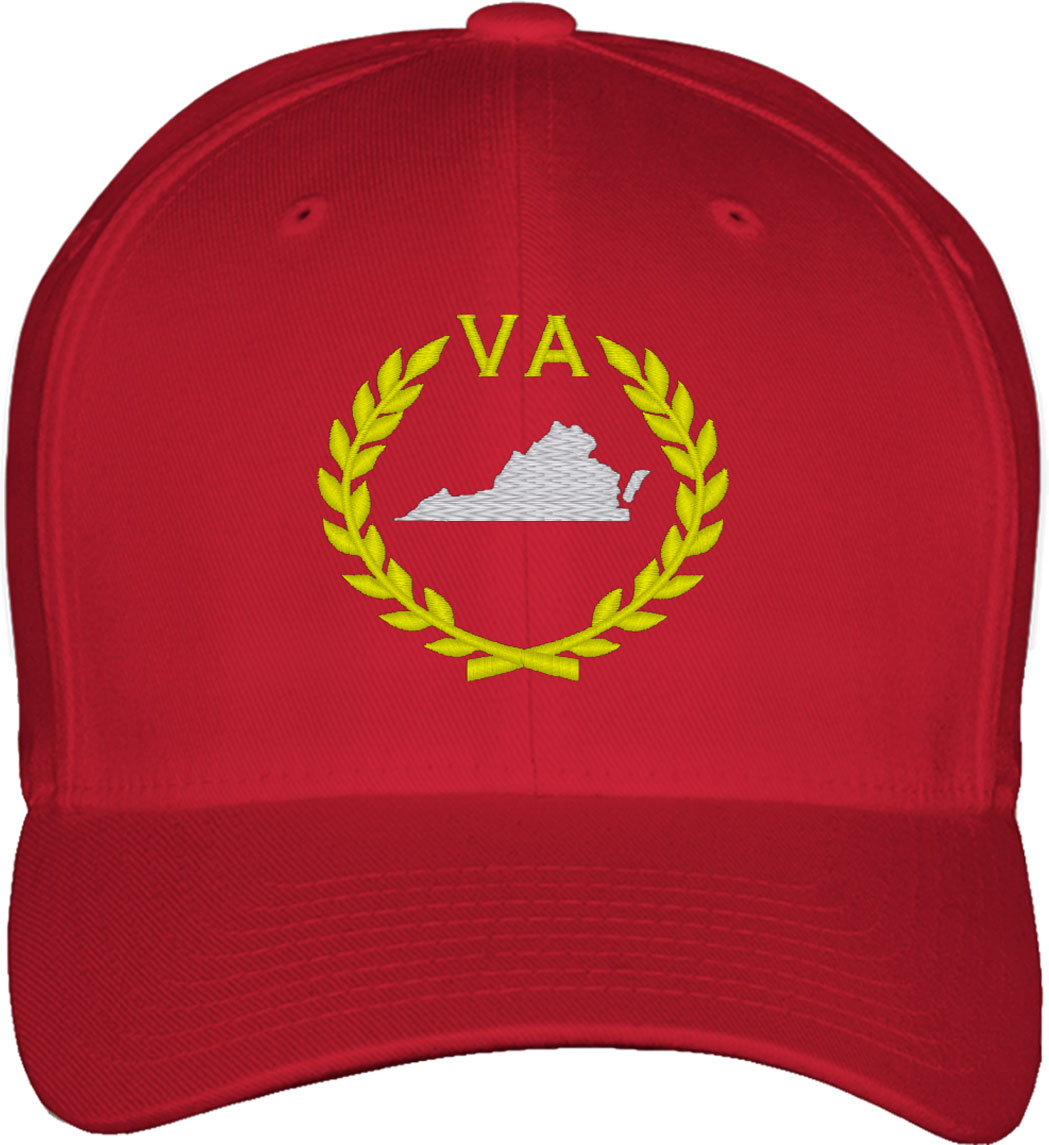 Virginia State Fitted Baseball Cap