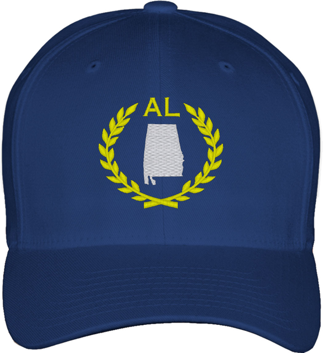 Alabama State Fitted Baseball Cap