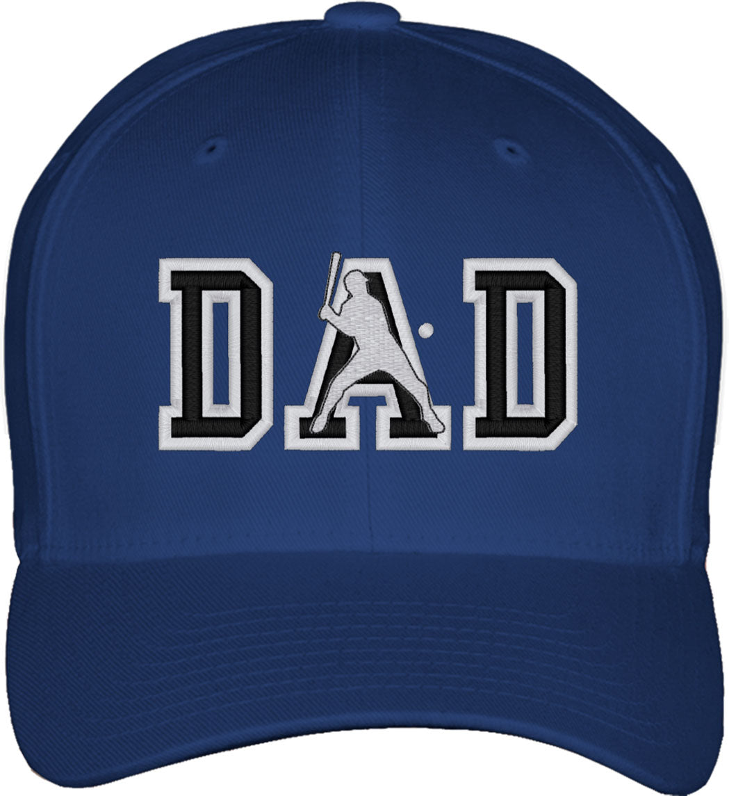 Baseball Dad Fitted Baseball Cap