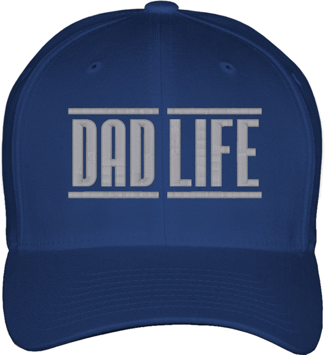 Dad Life Father's Day Fitted Baseball Cap