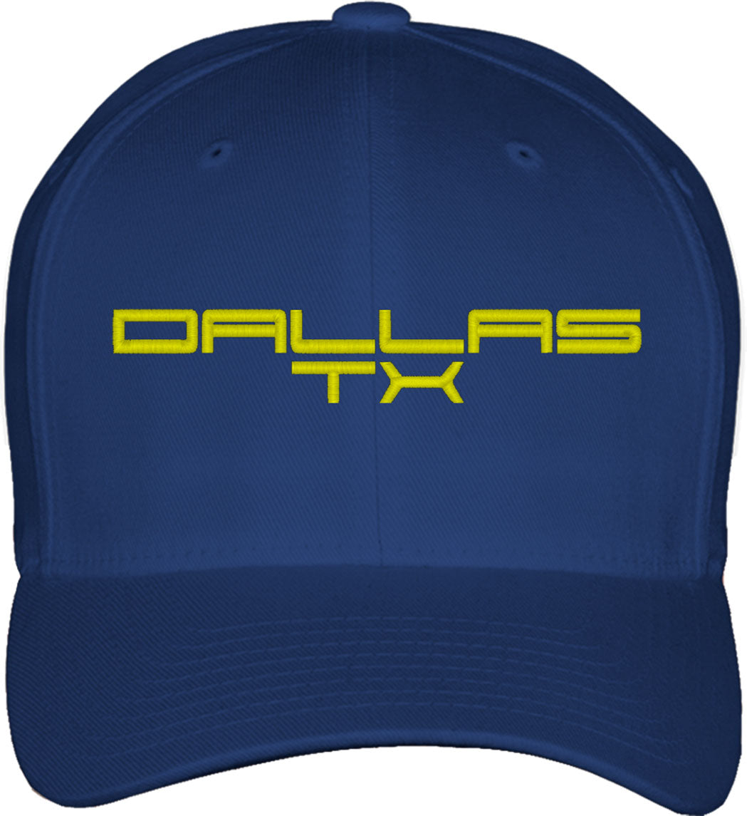 Dallas Texas Fitted Baseball Cap