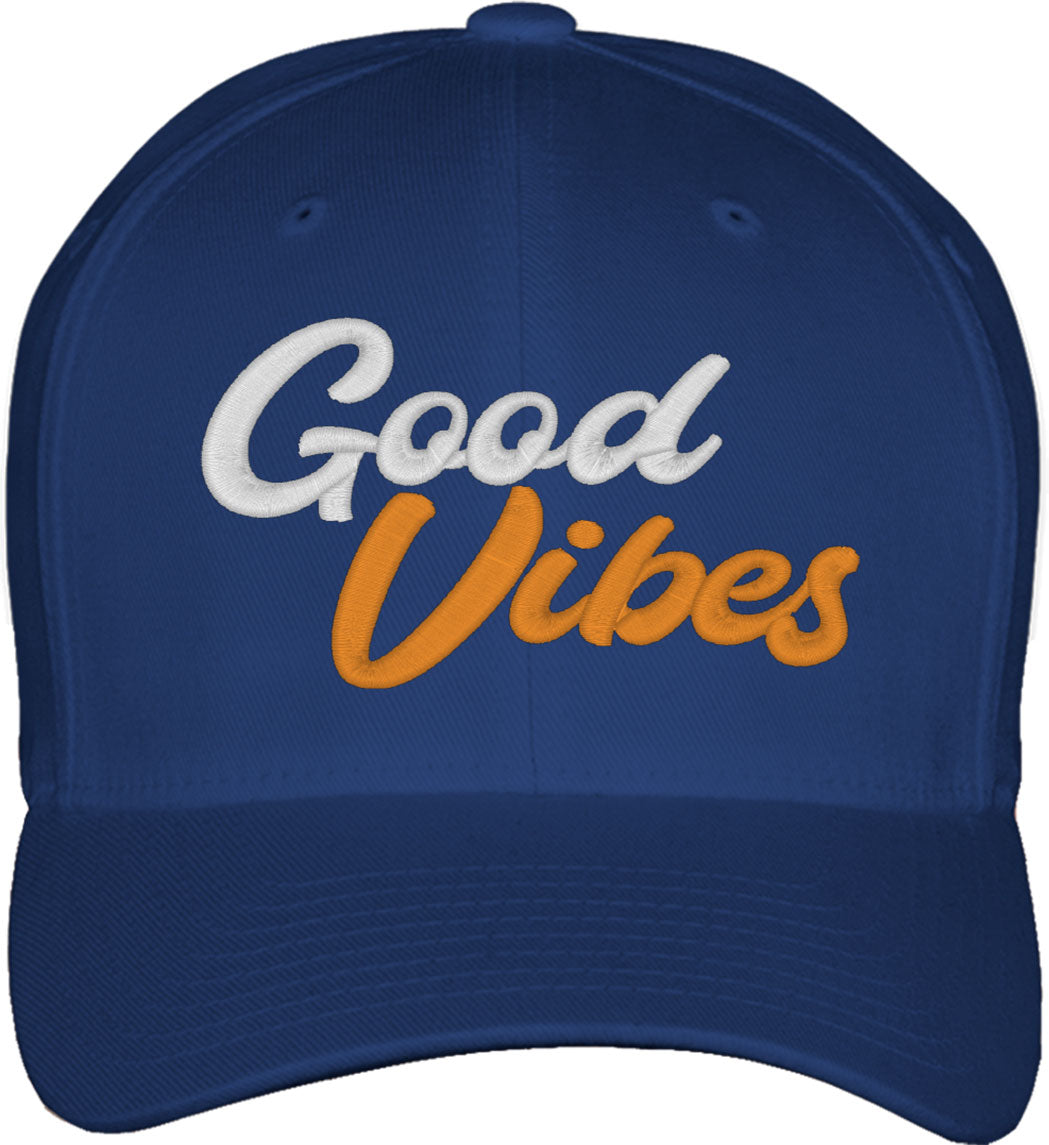 Good Vibes Fitted Baseball Cap