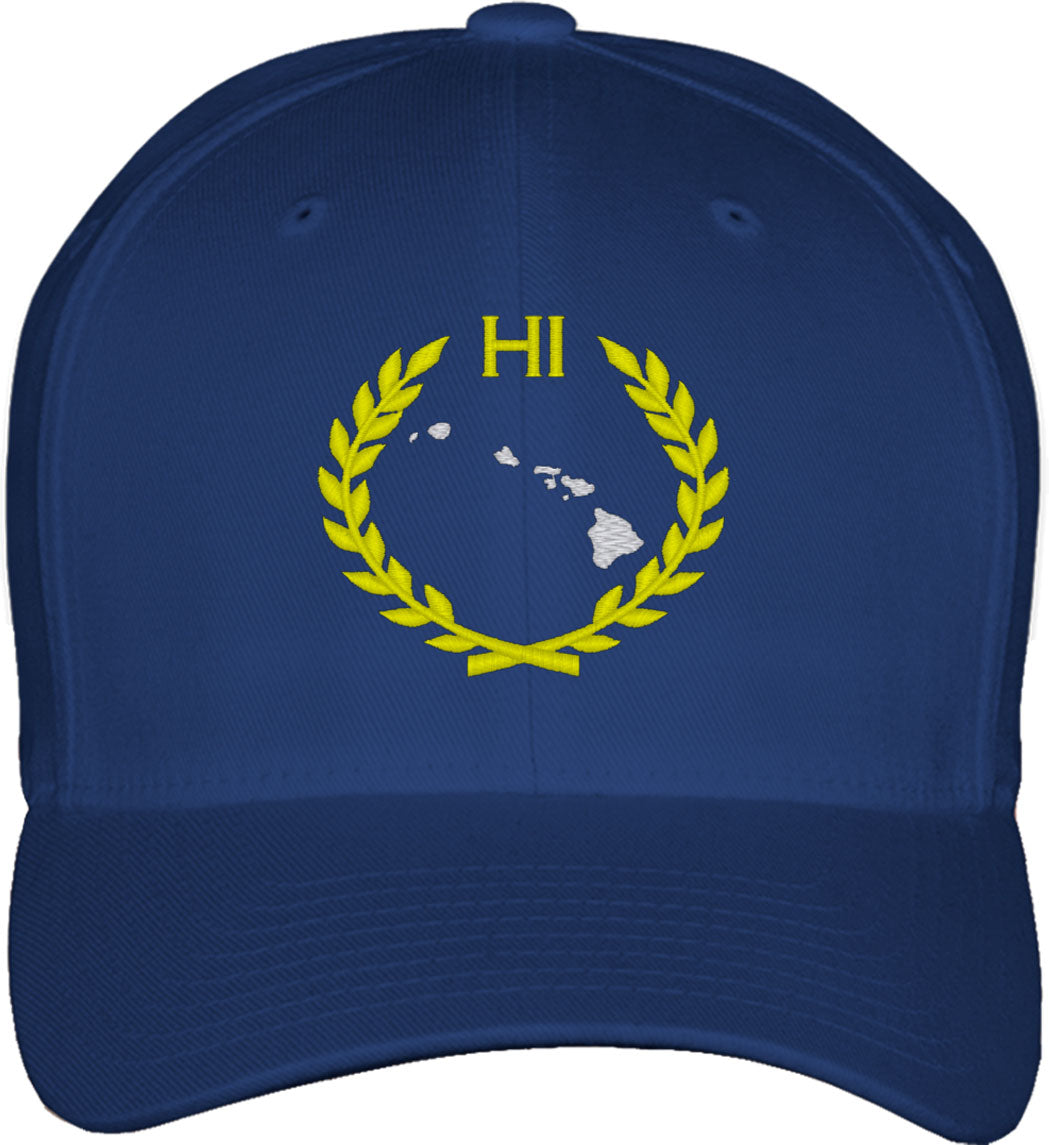 Hawaii State Fitted Baseball Cap