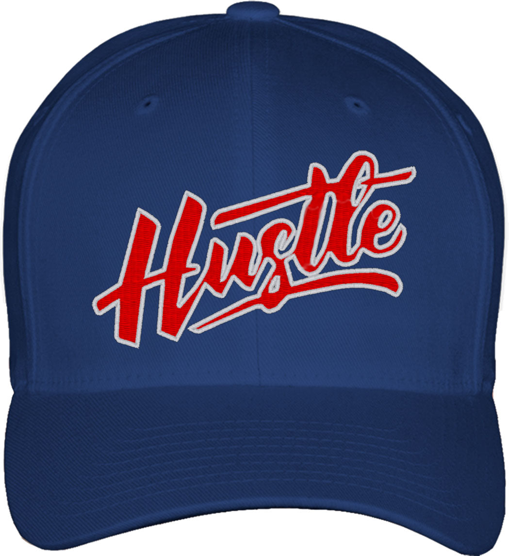 Hustle Fitted Baseball Cap