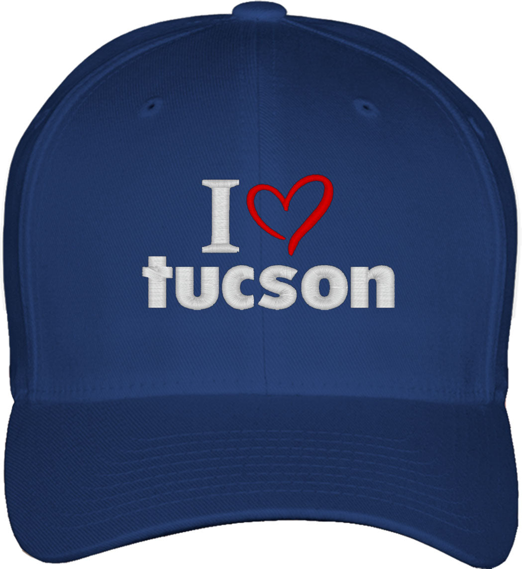 I Love Tucson Fitted Baseball Cap
