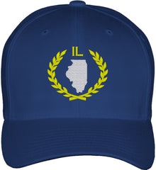 Illinois State Fitted Baseball Cap