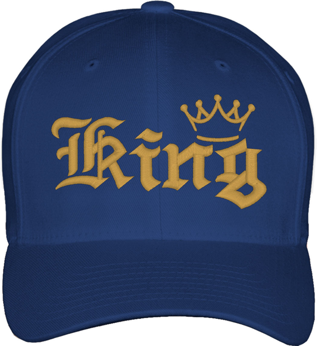 King Crown Fitted Baseball Cap