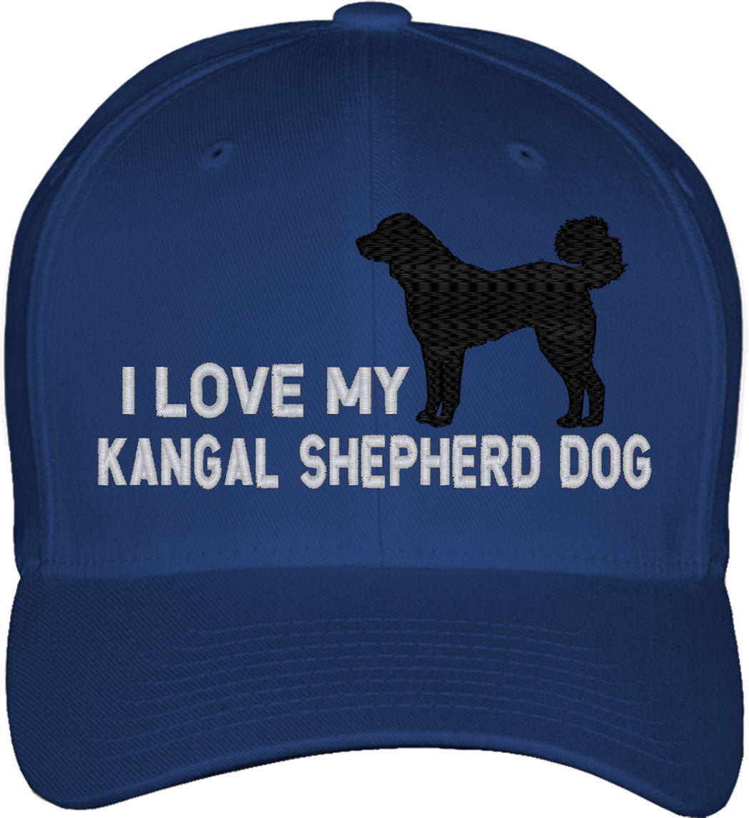 I Love My Kangal Shepherd Dog Fitted Baseball Cap