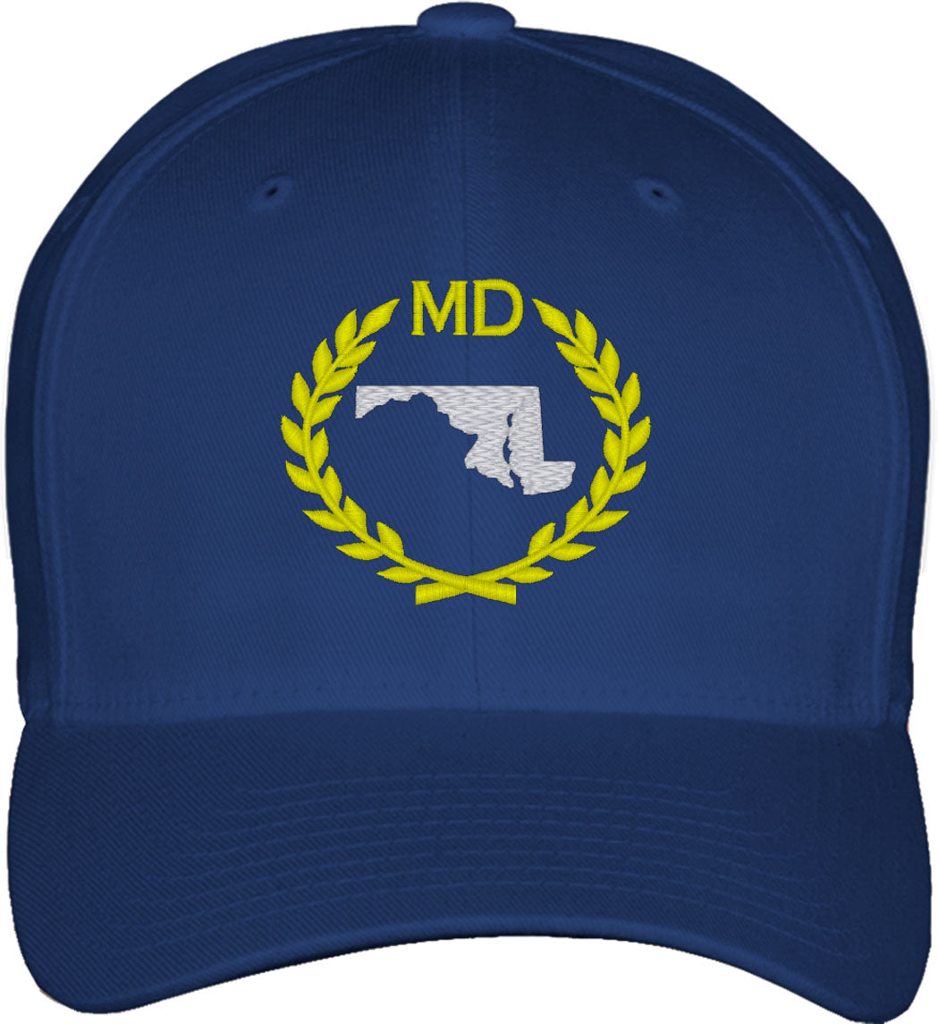 Maryland State Fitted Baseball Cap