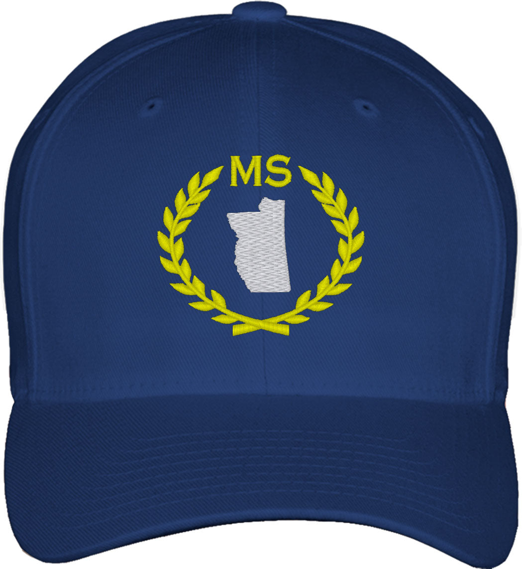 Mississippi State Fitted Baseball Cap