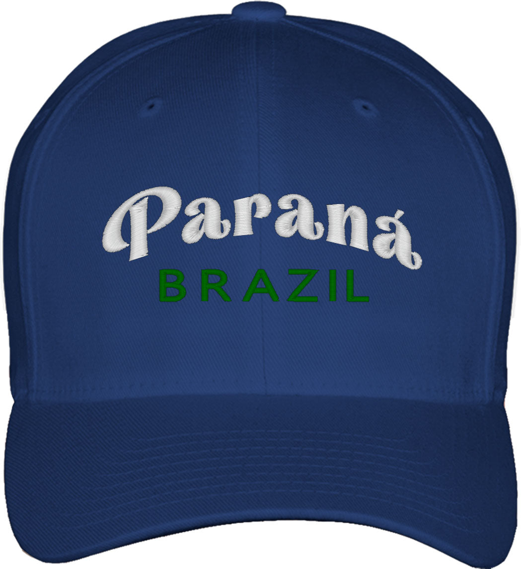 Paraná Brazil Fitted Baseball Cap