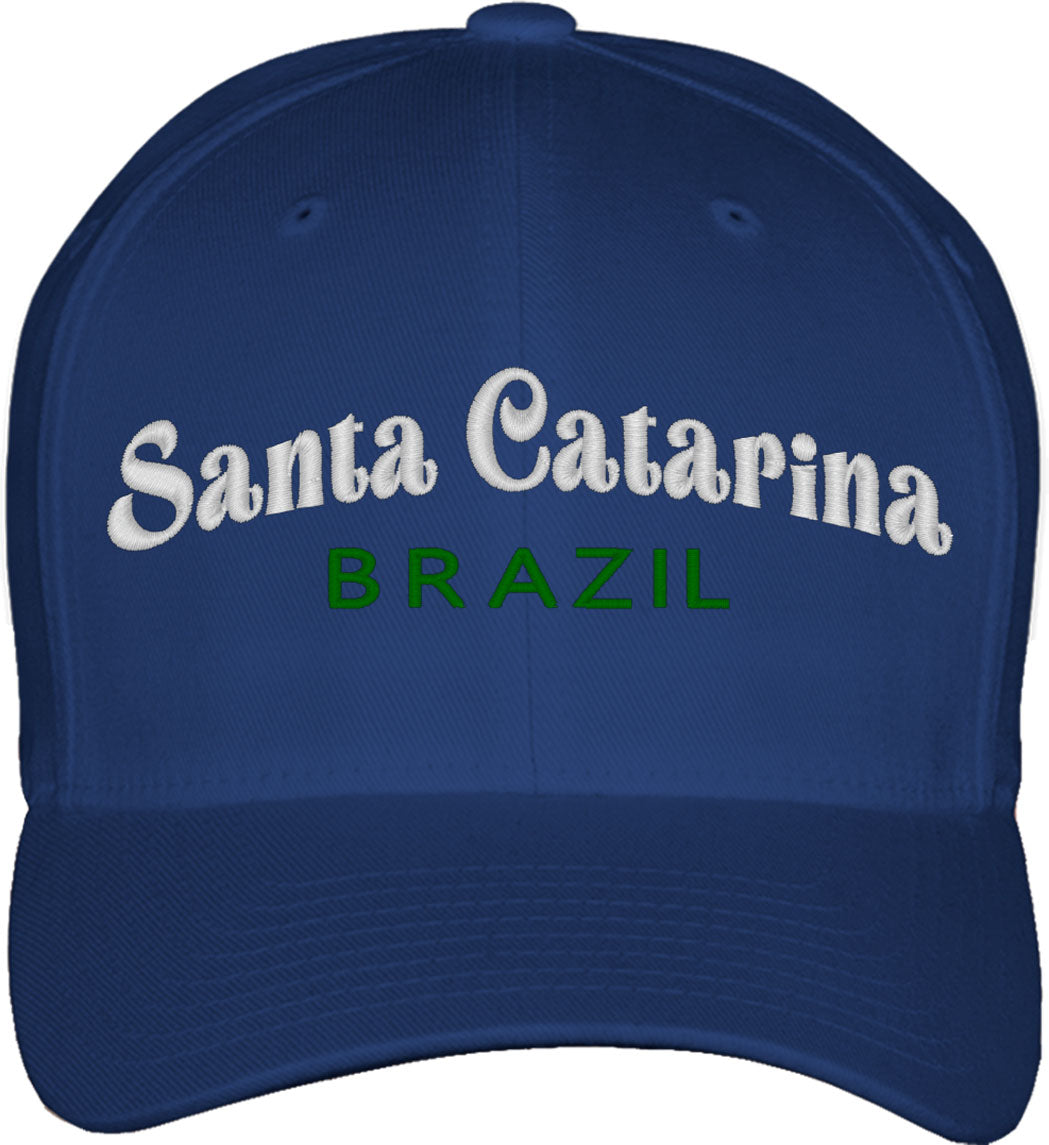 Santa Catarina Brazil Fitted Baseball Cap