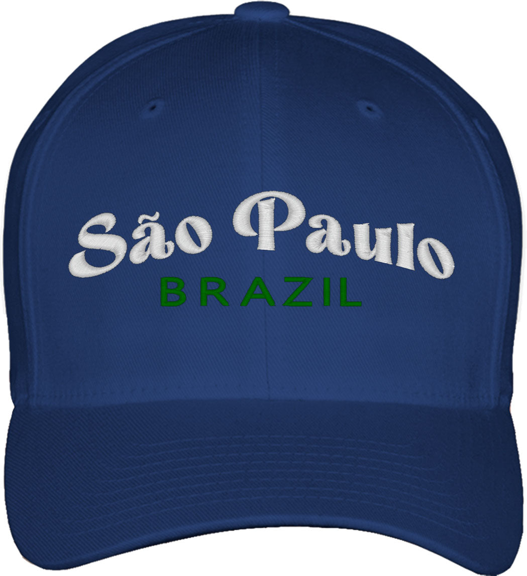 São Paulo Brazil Fitted Baseball Cap
