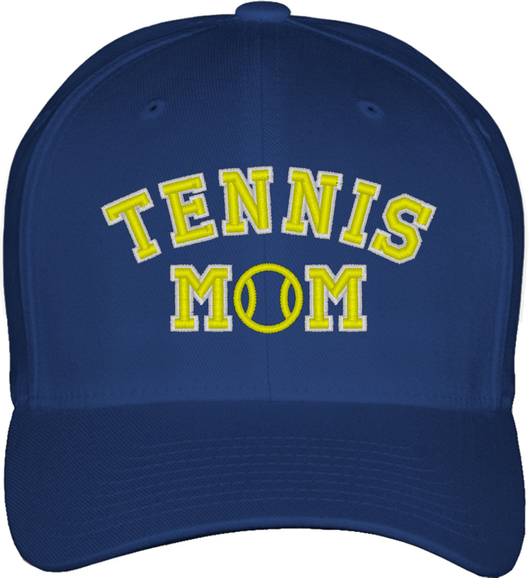 Tennis Mom Fitted Baseball Cap