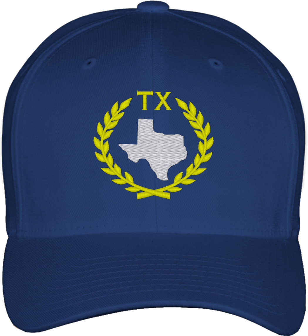 Texas State Fitted Baseball Cap