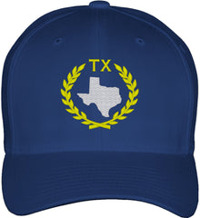 Texas State Fitted Baseball Cap