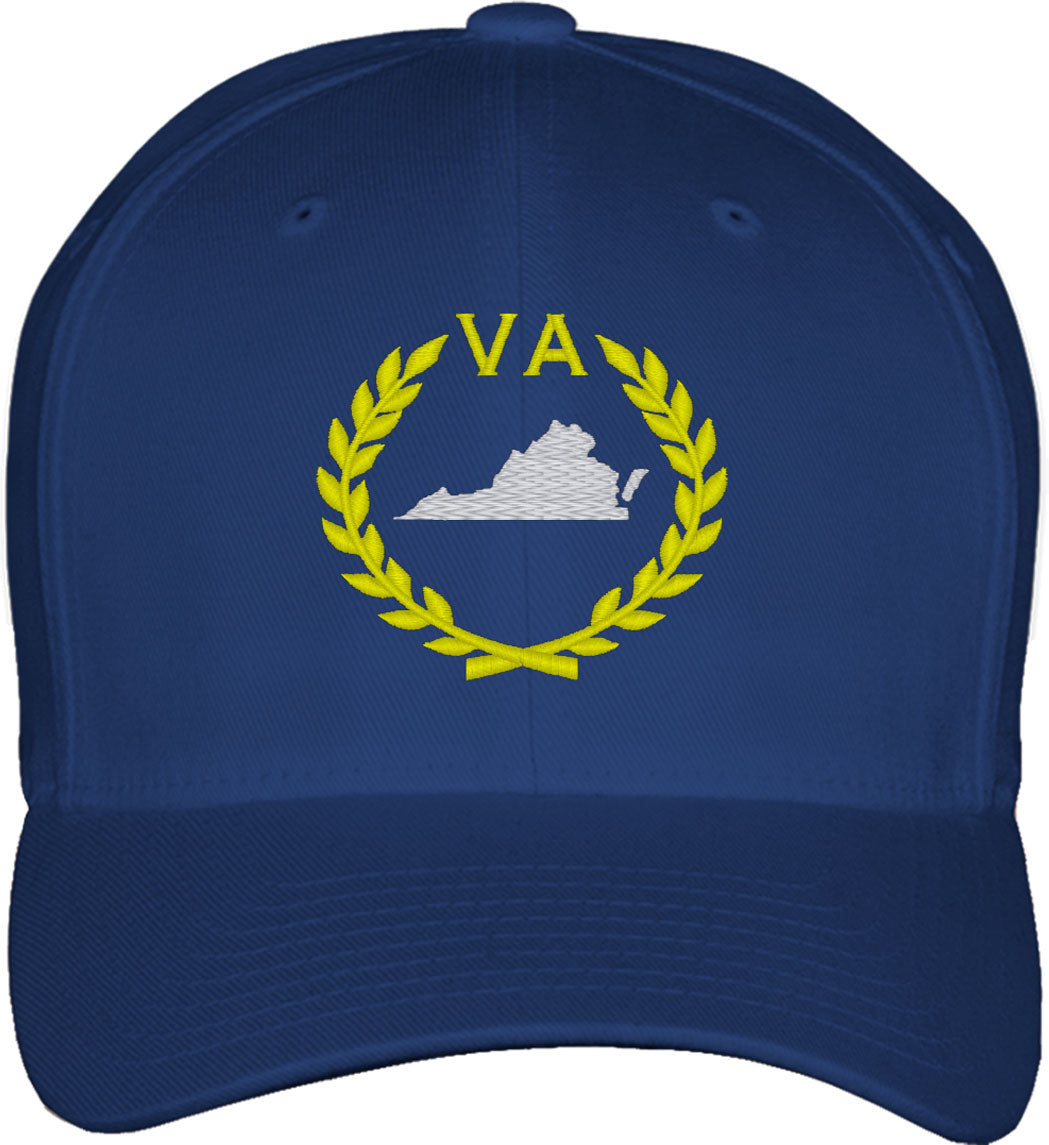 Virginia State Fitted Baseball Cap