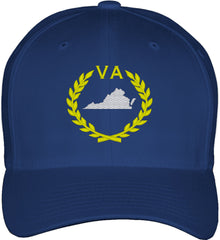 Virginia State Fitted Baseball Cap