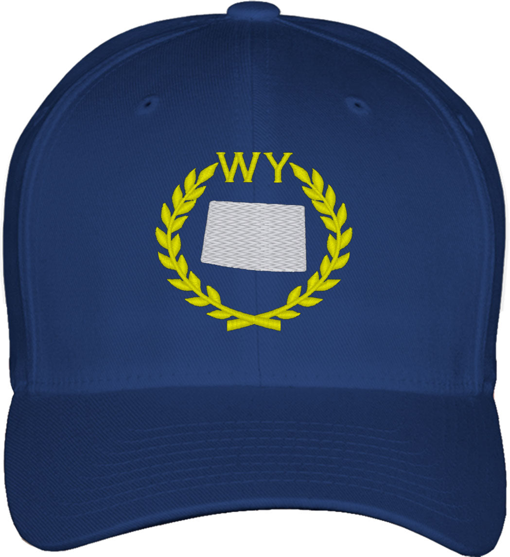 Wyoming State Fitted Baseball Cap