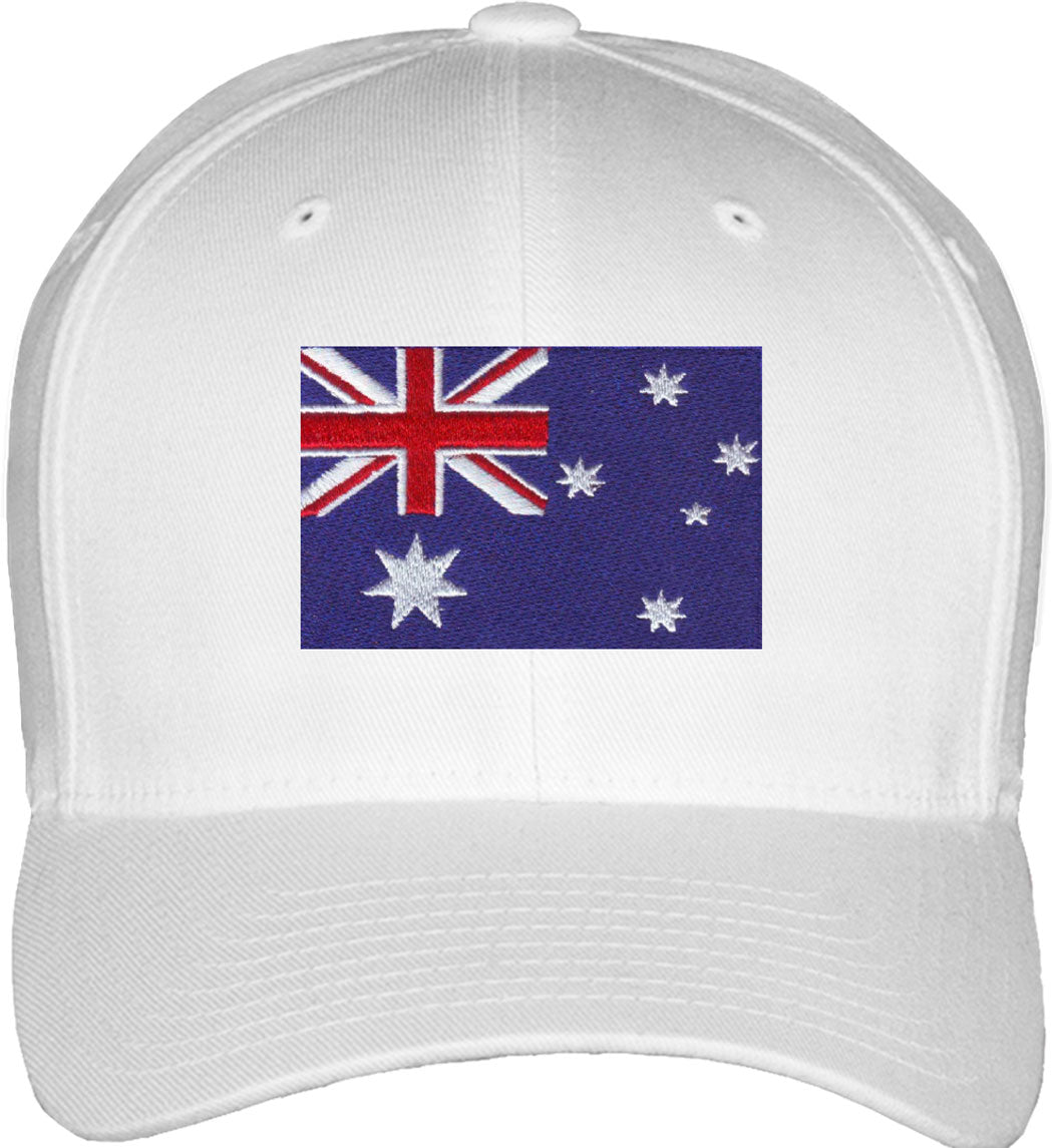 Australia Flag Fitted Baseball Cap