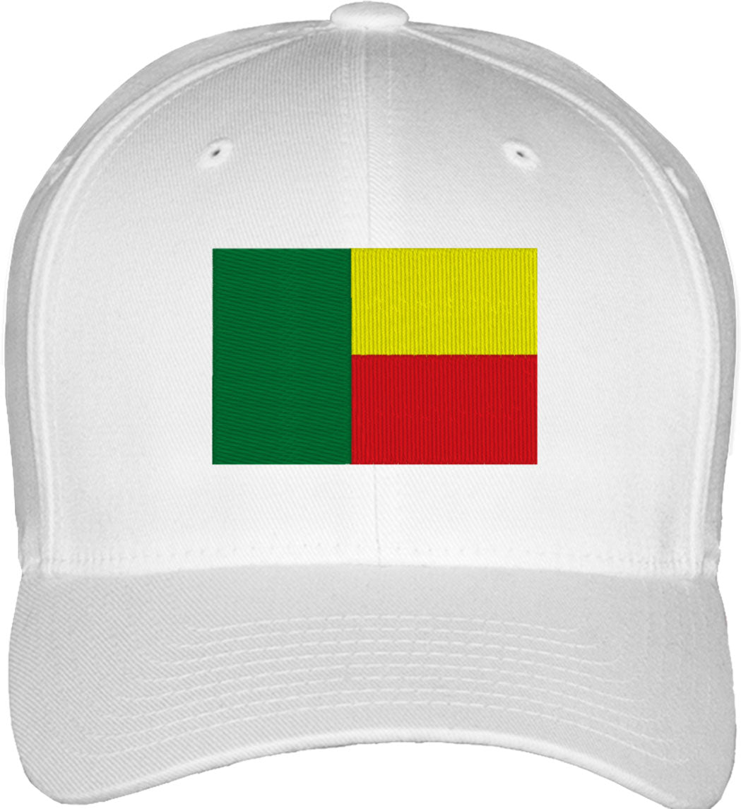 Benin Flag Fitted Baseball Cap