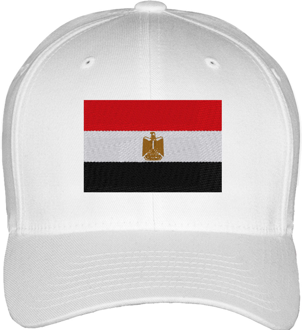 Egypt Flag Fitted Baseball Cap