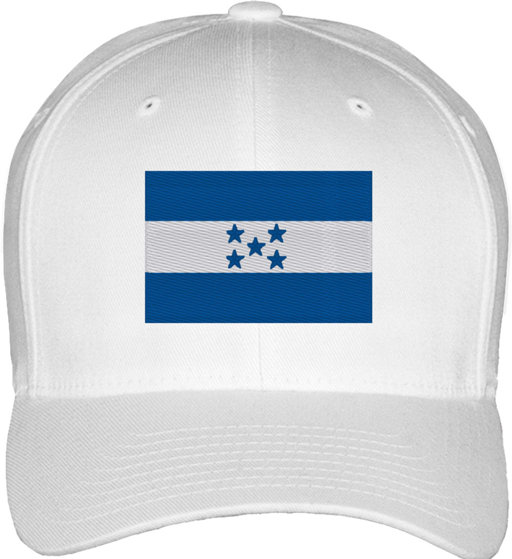 Honduras Flag Fitted Baseball Cap