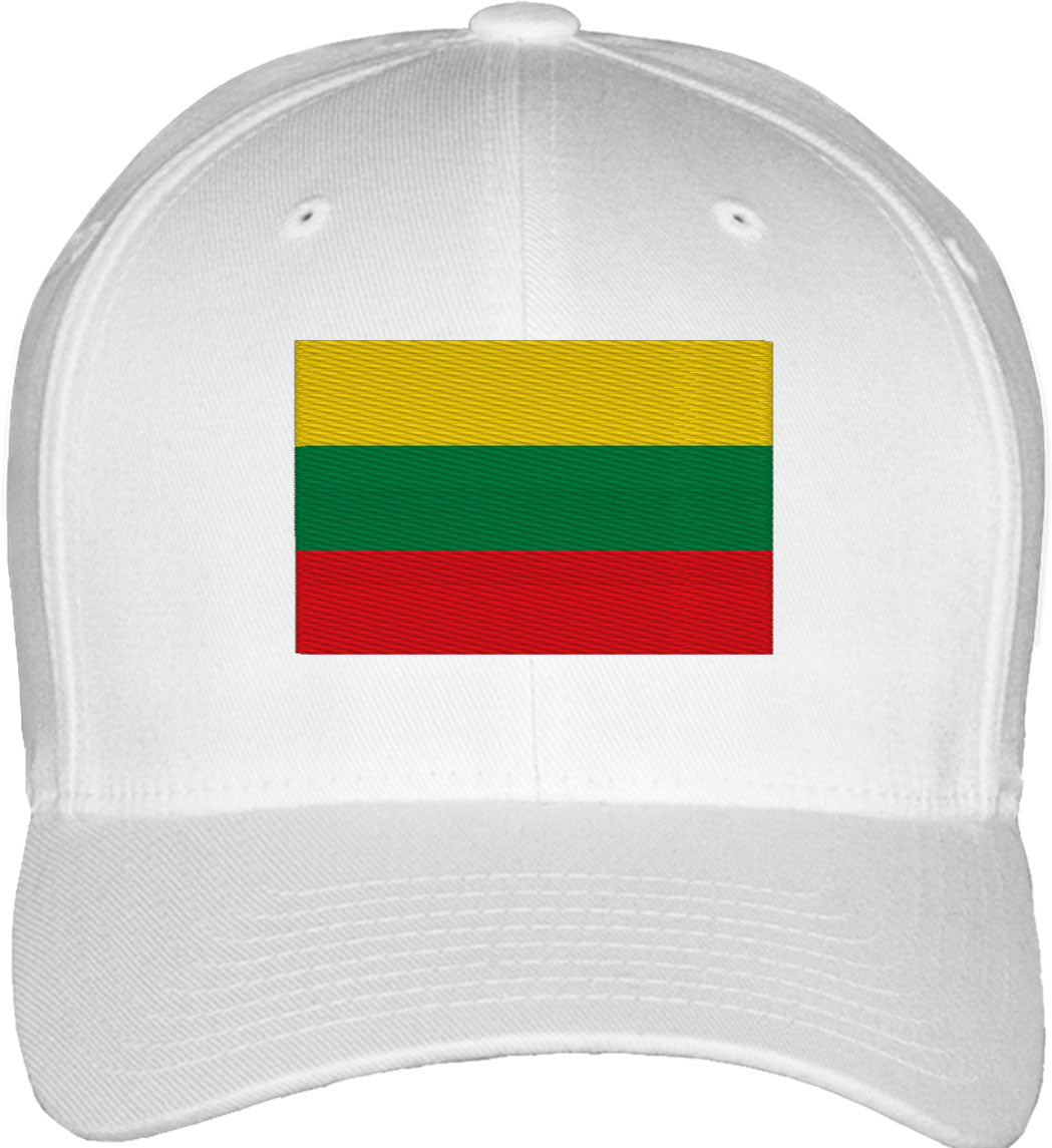 Lithuania Flag Fitted Baseball Cap