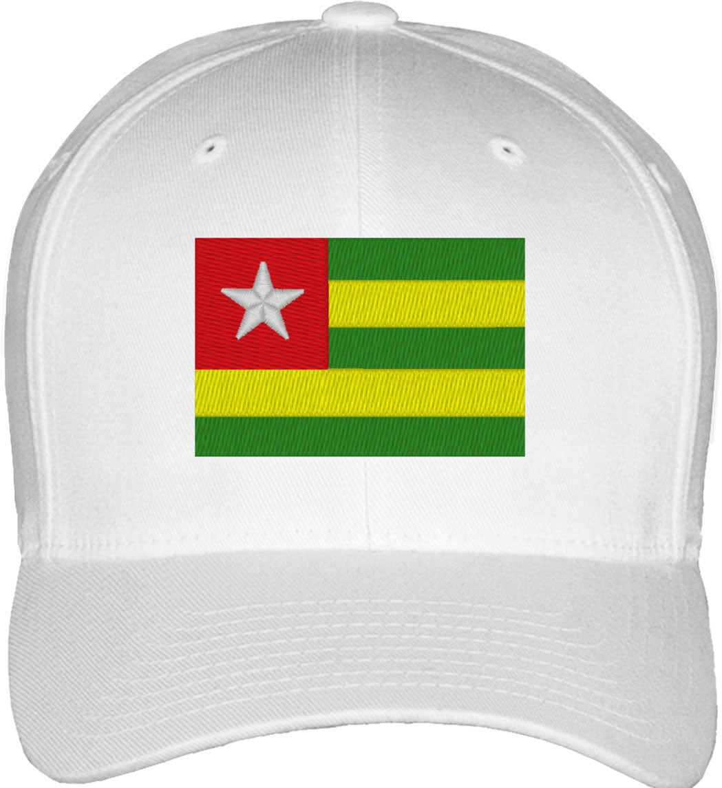 Togo Flag Fitted Baseball Cap
