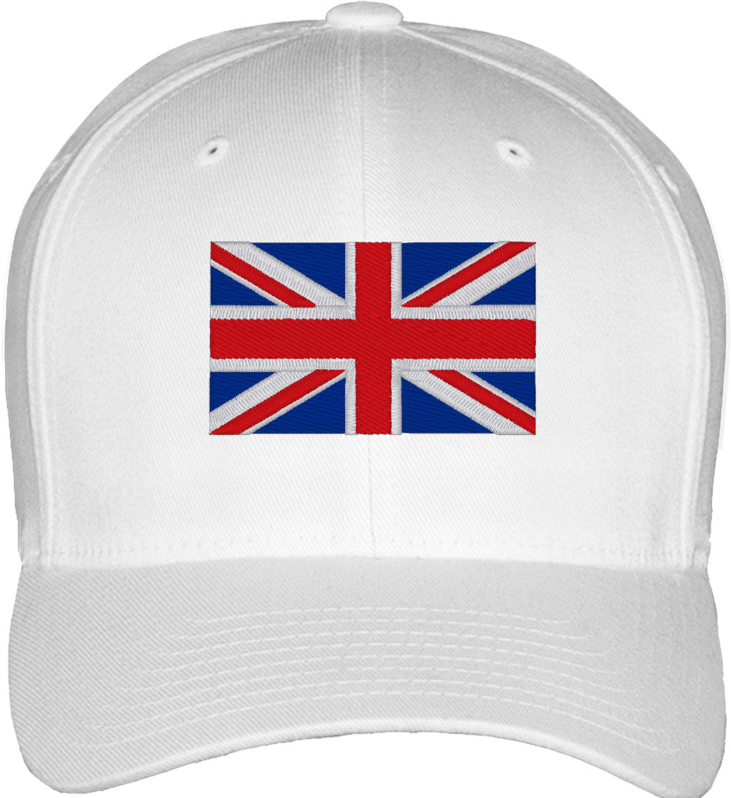 United Kingdom Flag Fitted Baseball Cap