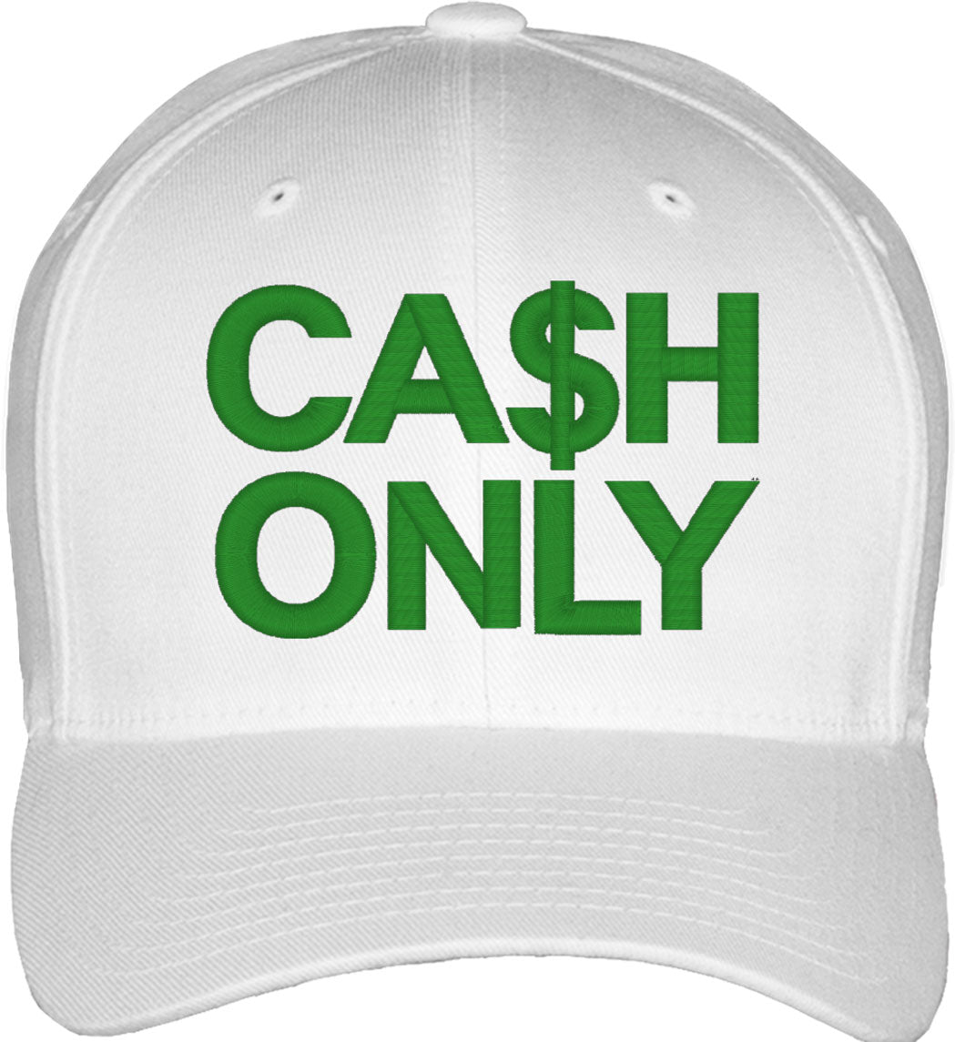 Cash Only Fitted Baseball Cap