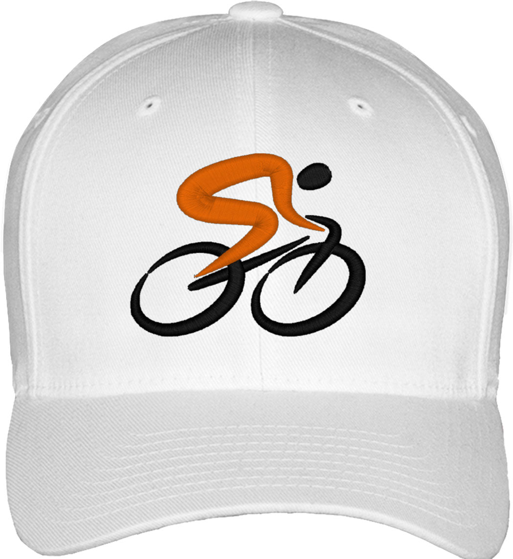 Cyclist Bicycle Biker Cycling Fitted Baseball Cap